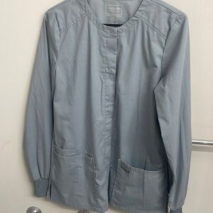 NWOT grey scrub jacket size XS